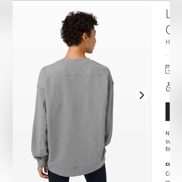 Lululemon Oversuzed Crew Women’s Sweatshirt - Picture 2 of 7